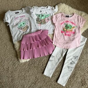 BABY YODA 5-pc bundle | EUC | Sz 5
